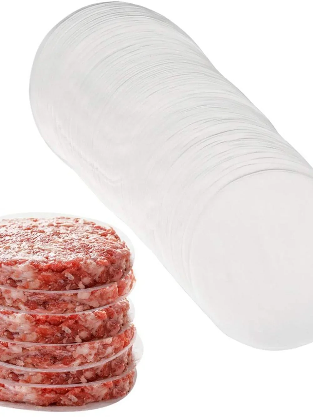 Burger Patty Paper Rounds for 4/4.5 Inch Burger Press, 200pcs 4.5inch Baking Par